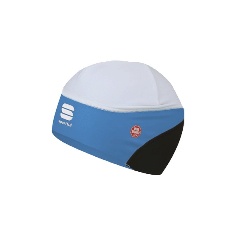 тёплая лыжная шапочка Sportful WS Extreme Cold Hat бело-голубая тёплая лыжная шапочка Sportful WS Extreme Cold Hat бело-голубая